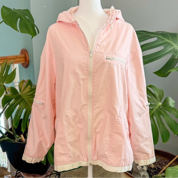 Women's Pink Hooded Jacket - Picture 3 of 9